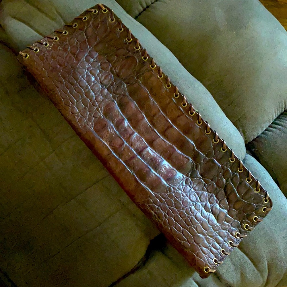 Brown Croc Purse